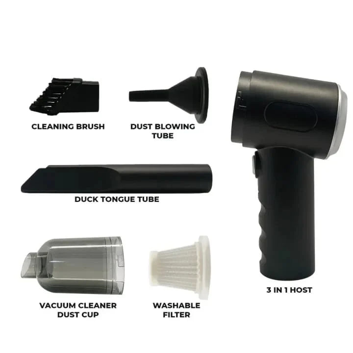 3 in 1 Portable Wireless Vacuum Cleaner