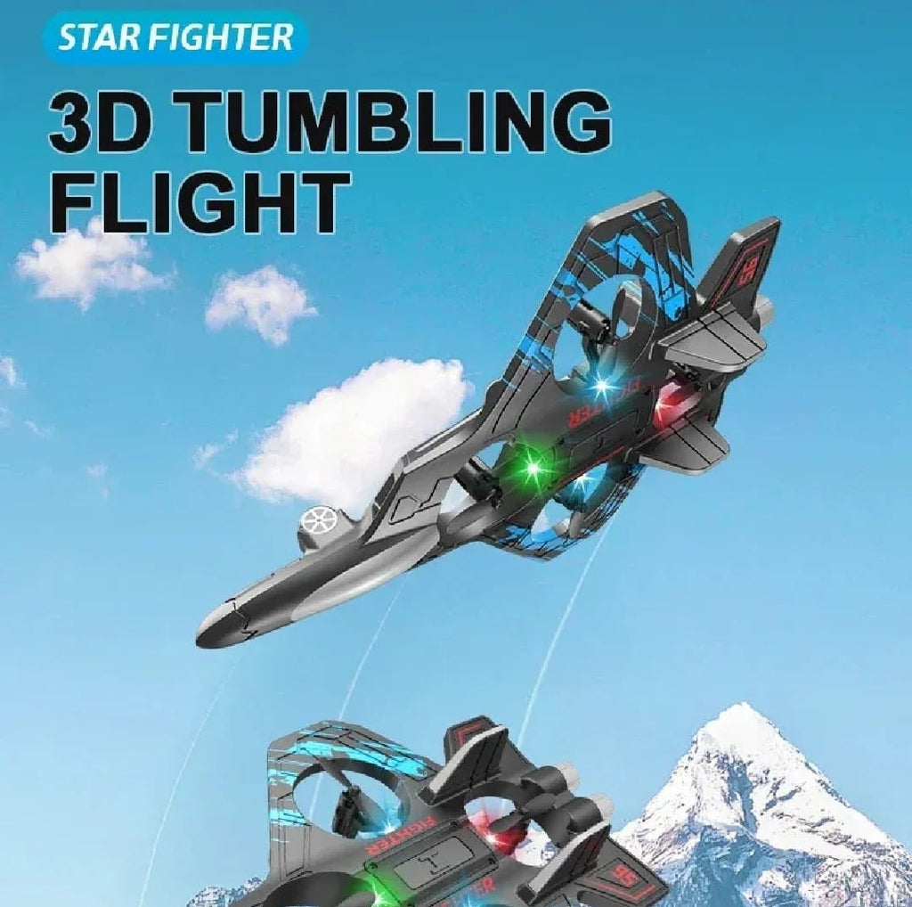 Premium RC Fighter Jet Plane 24G Remote Control Foam Airplane | High-Speed Stunt Glider for Kids & Adults